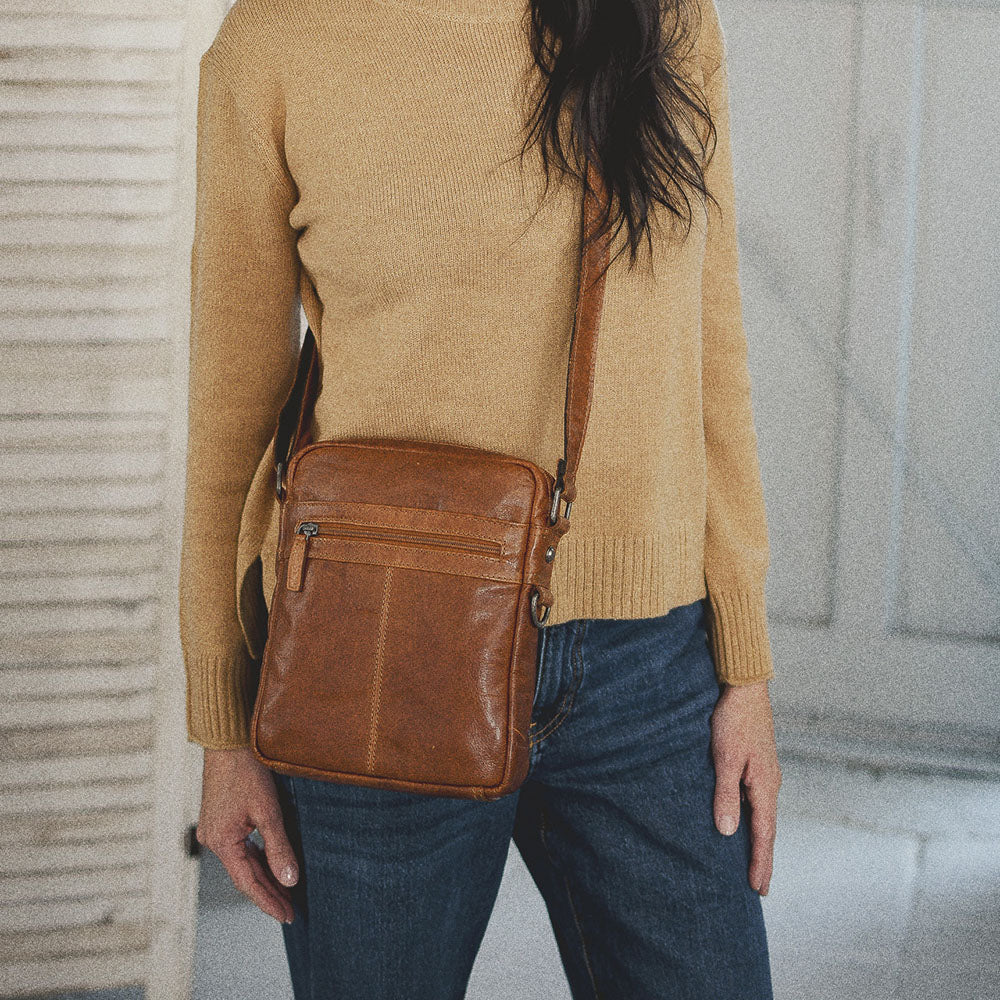 Slim Zippered Crossbody #7203