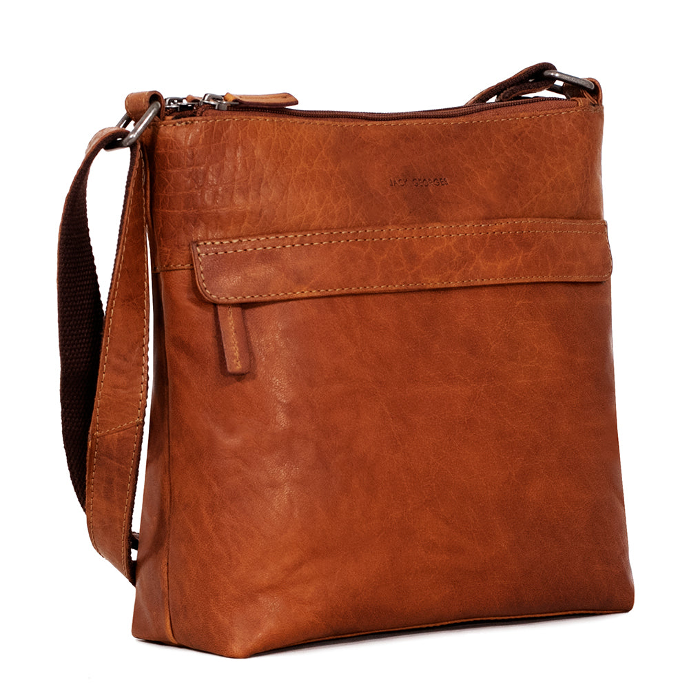 Zippered Crossbody Hobo Bag #7832