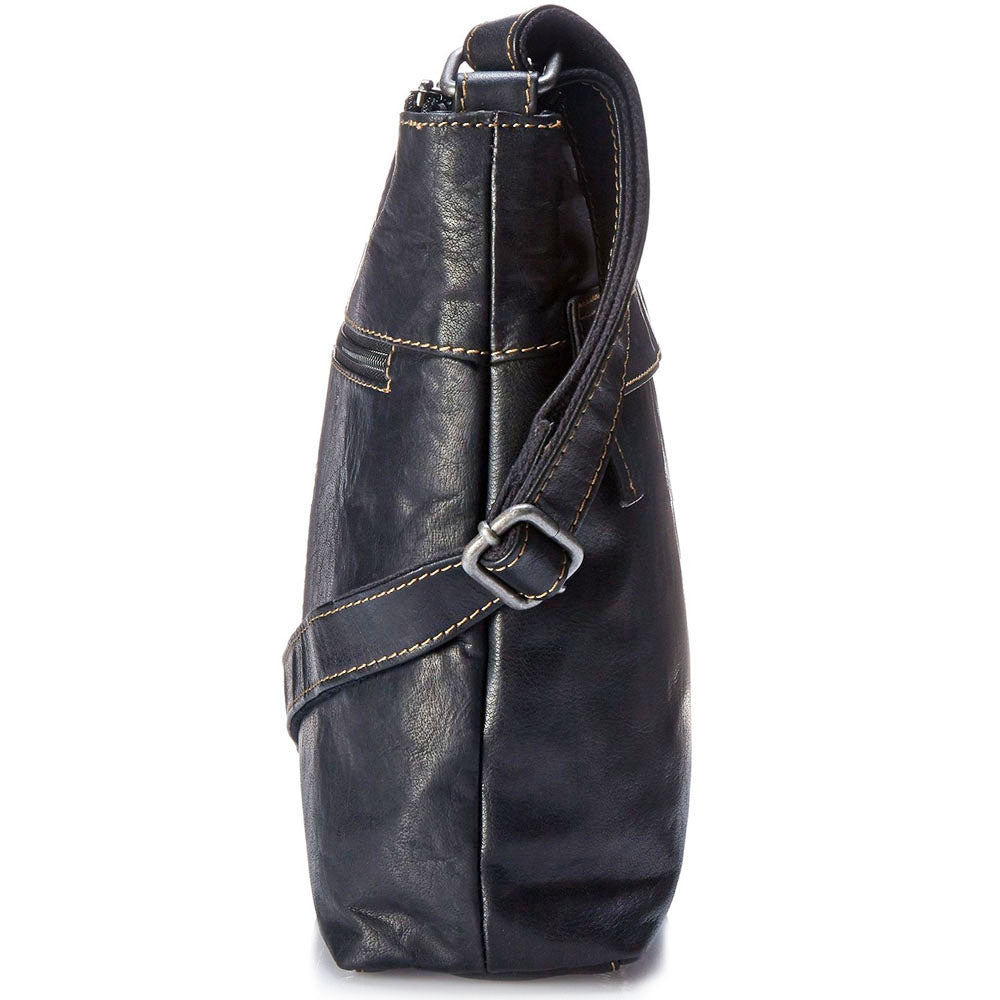 Zippered Crossbody Hobo Bag #7832