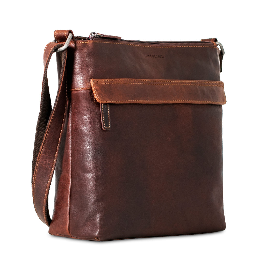 Zippered Crossbody Hobo Bag #7832