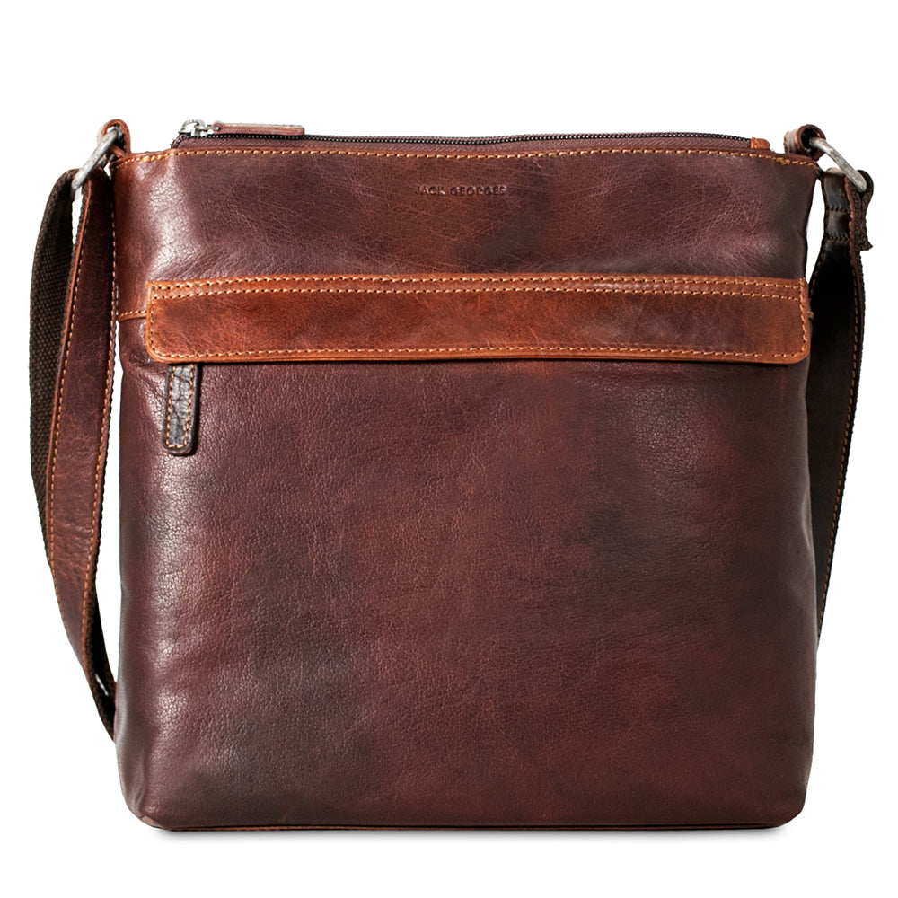 Zippered Crossbody Hobo Bag #7832