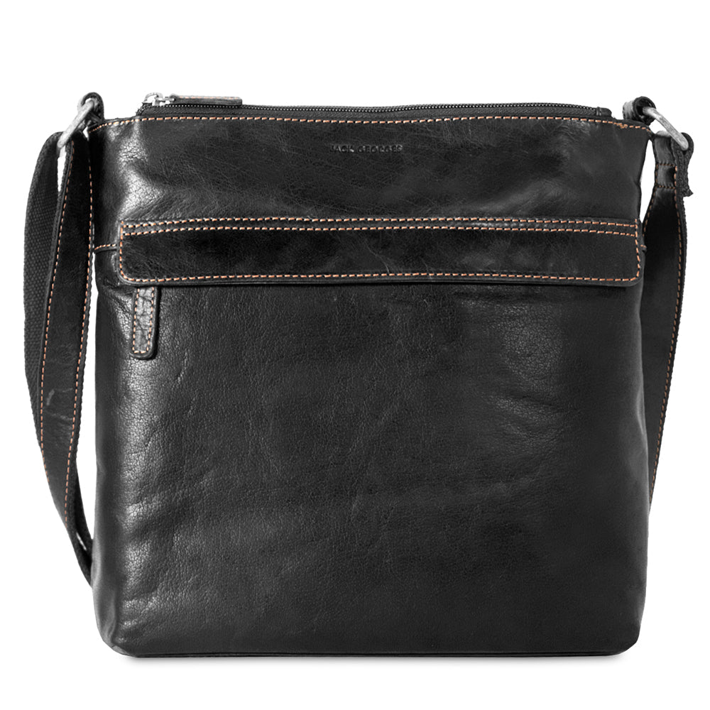 Zippered Crossbody Hobo Bag #7832