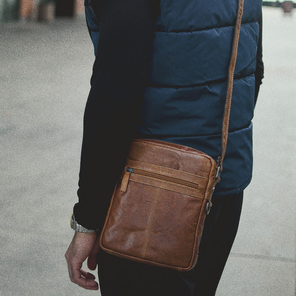 Slim Zippered Crossbody #7203