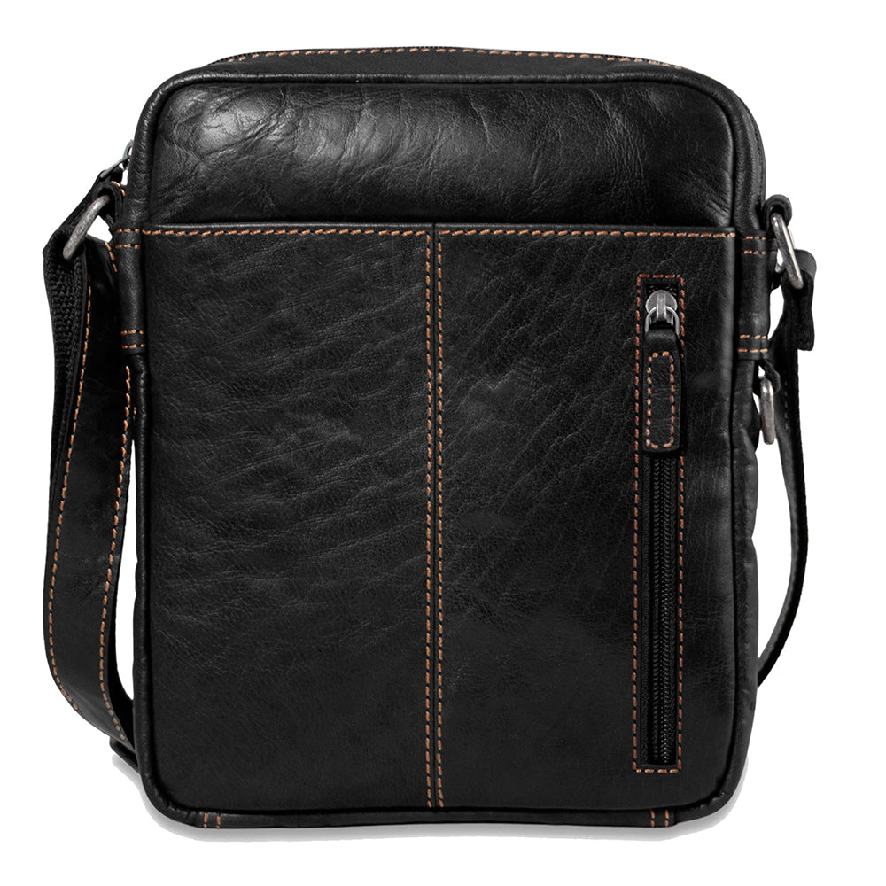 Slim Crossbody w/Zippered Front Pocket #7213