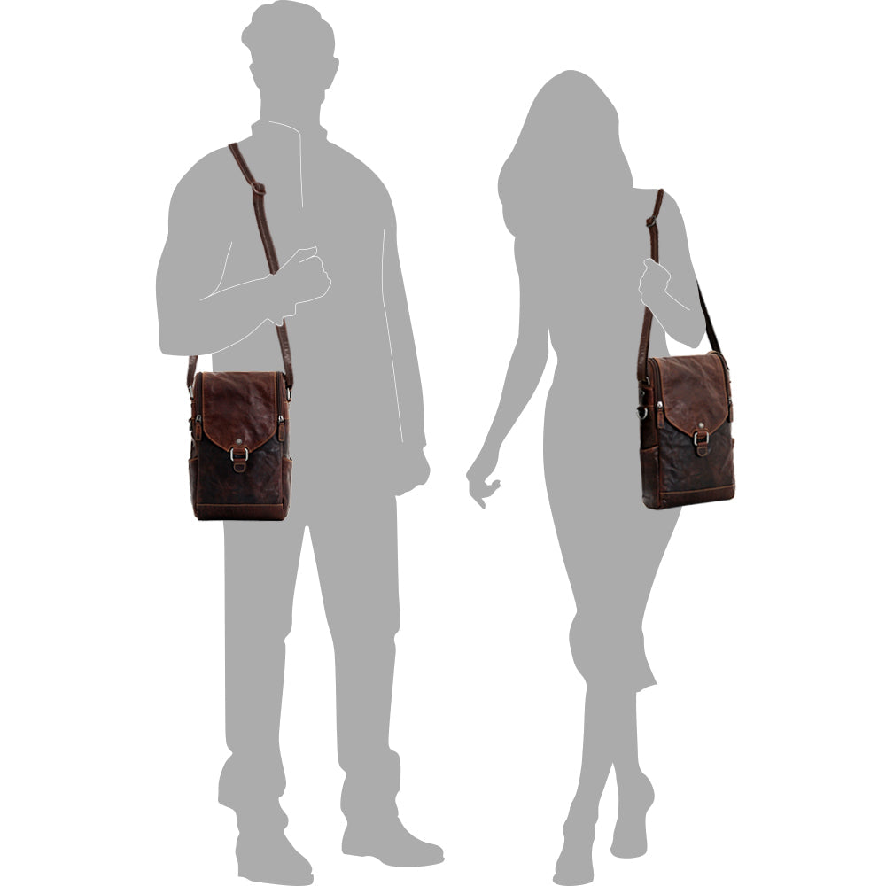 Crossbody Messenger & Wine Bag #7513