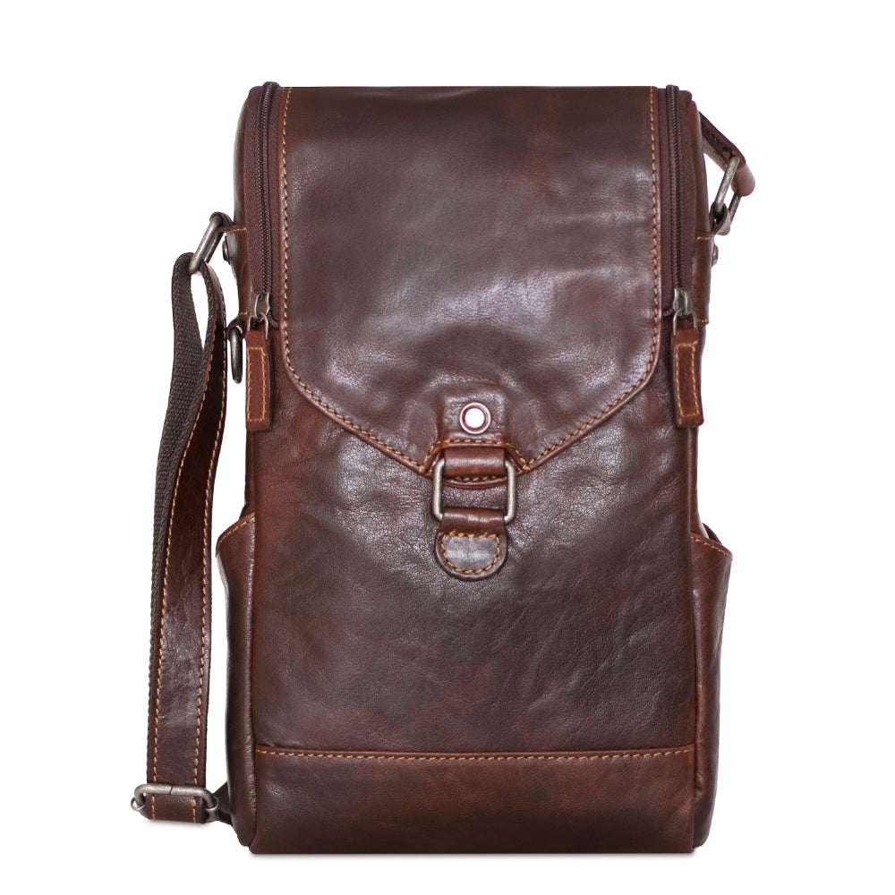 Crossbody Messenger & Wine Bag #7513