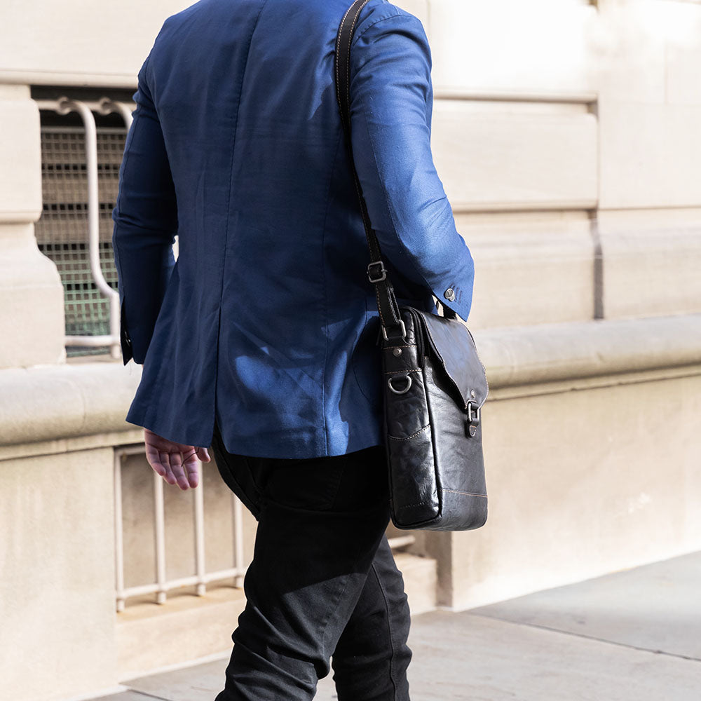 Crossbody Messenger & Wine Bag #7513