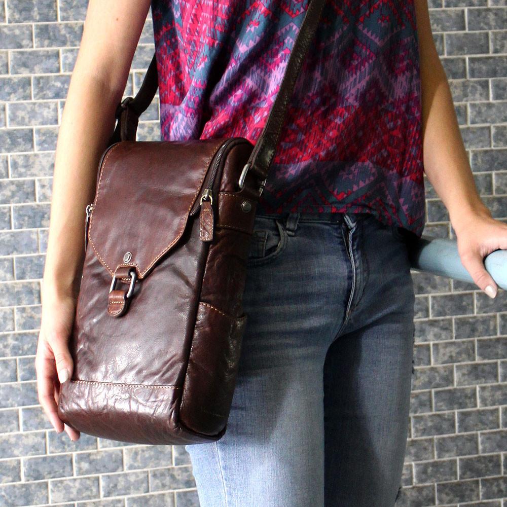 Crossbody Messenger & Wine Bag #7513