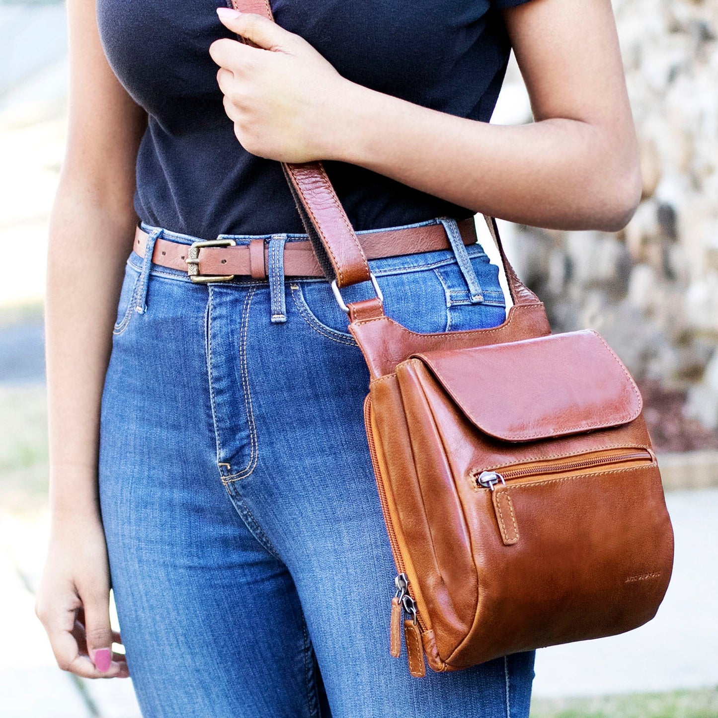 Slim Crossbody Bag #7831