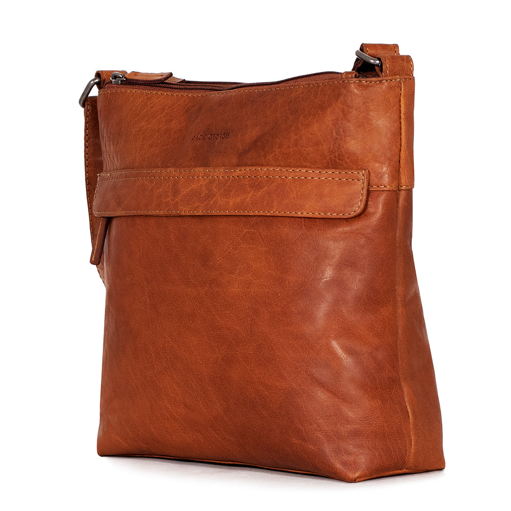 Zippered Crossbody Hobo Bag #7832