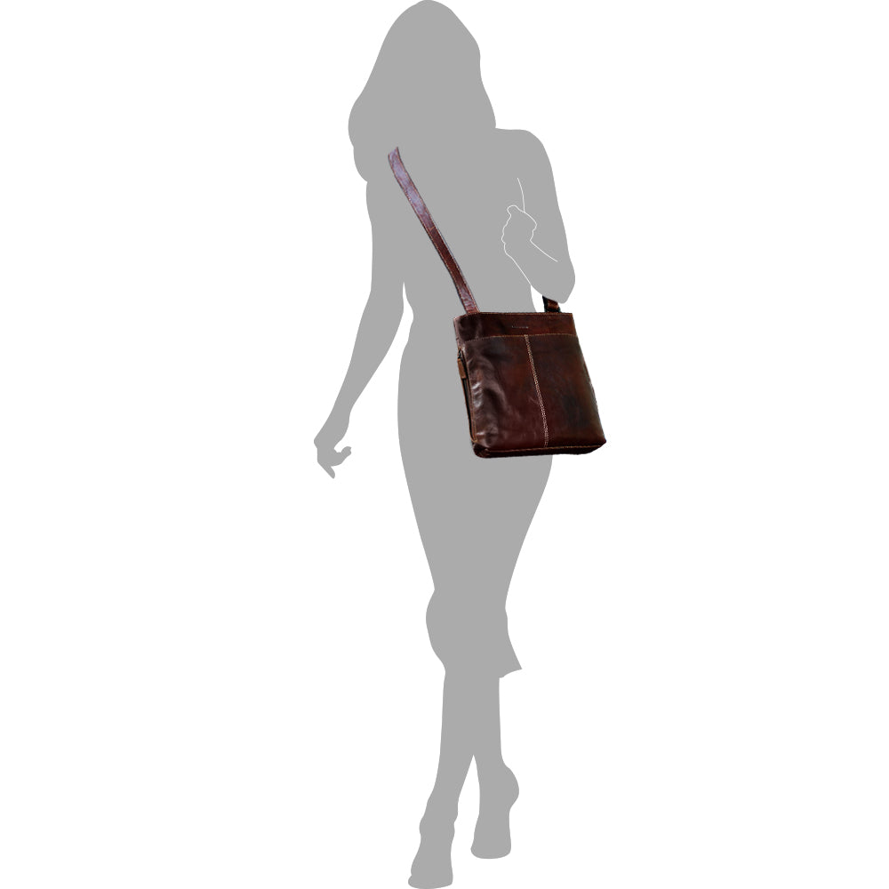 Small Zippered Crossbody Bag #7880