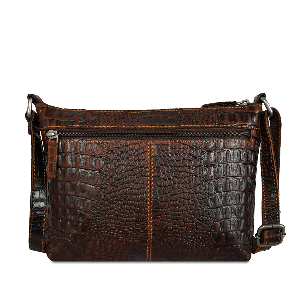Hornback Croco Mini City Crossbody #HB810