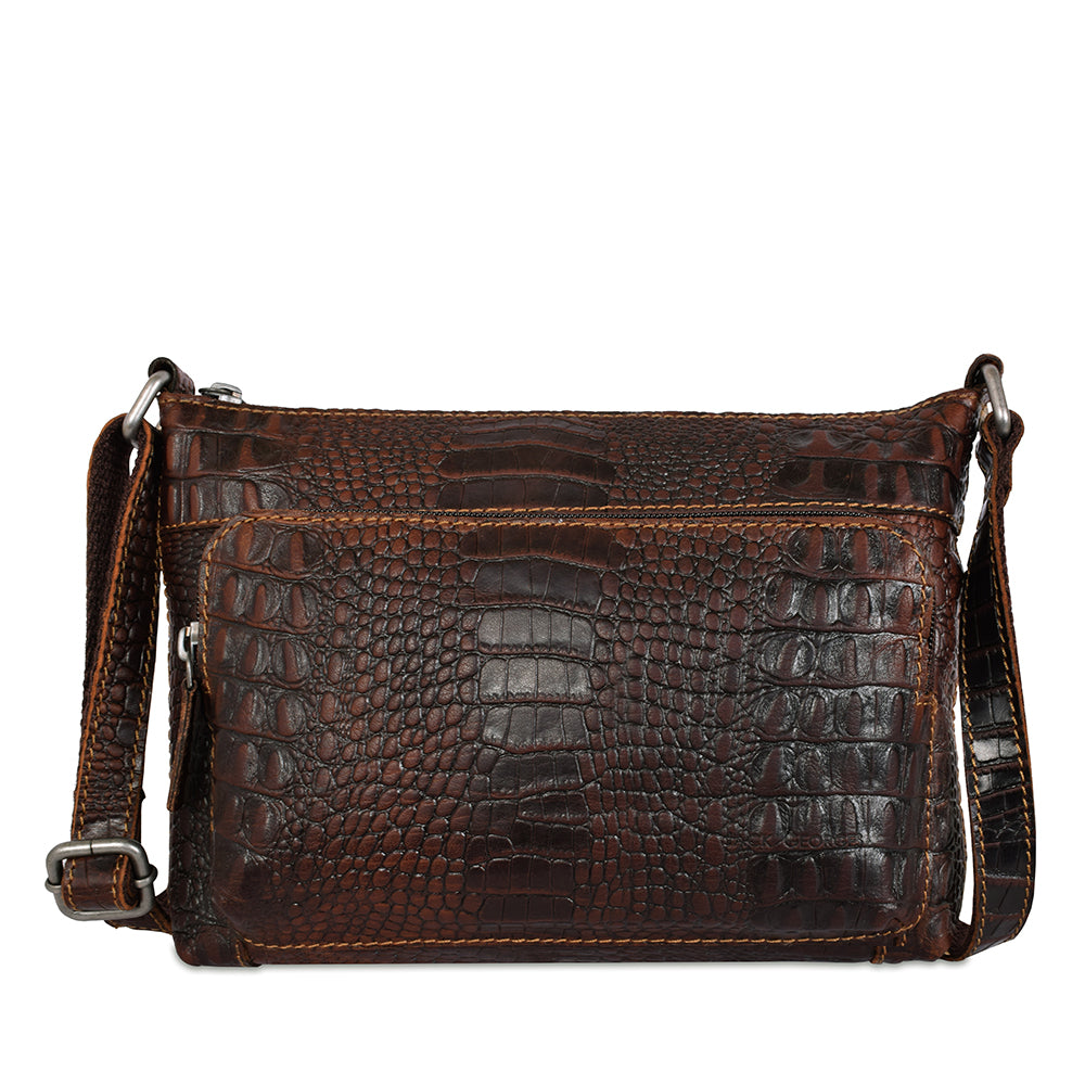 Hornback Croco Mini City Crossbody #HB810