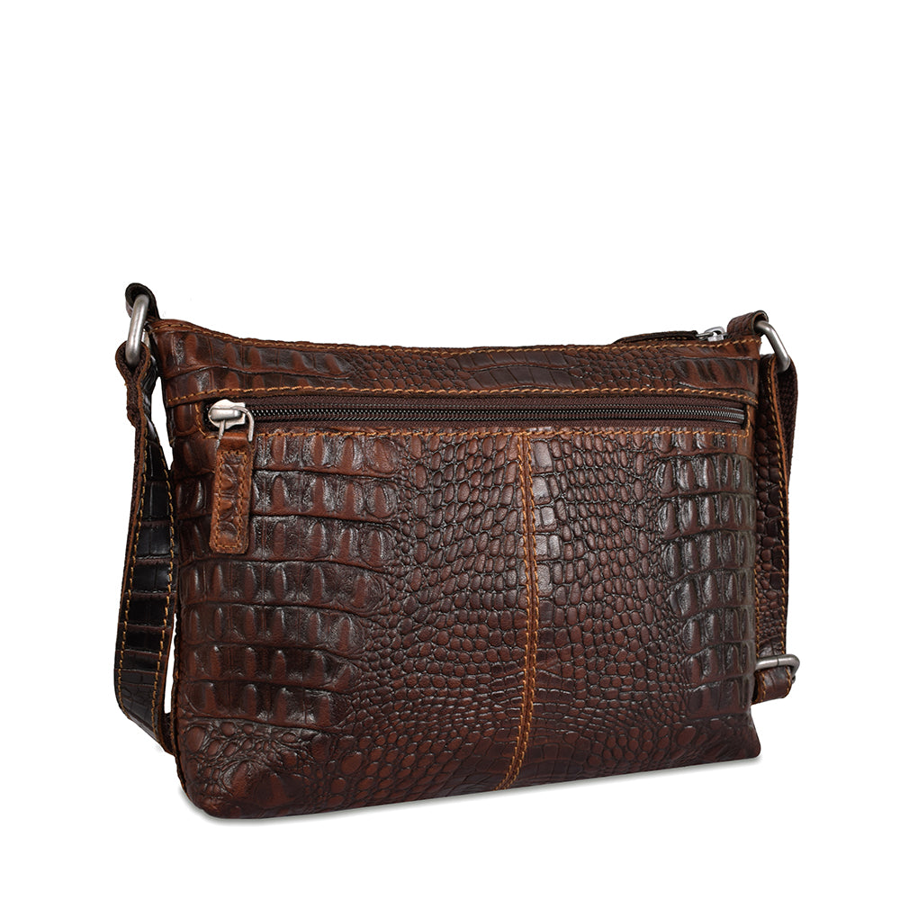 Hornback Croco Mini City Crossbody #HB810