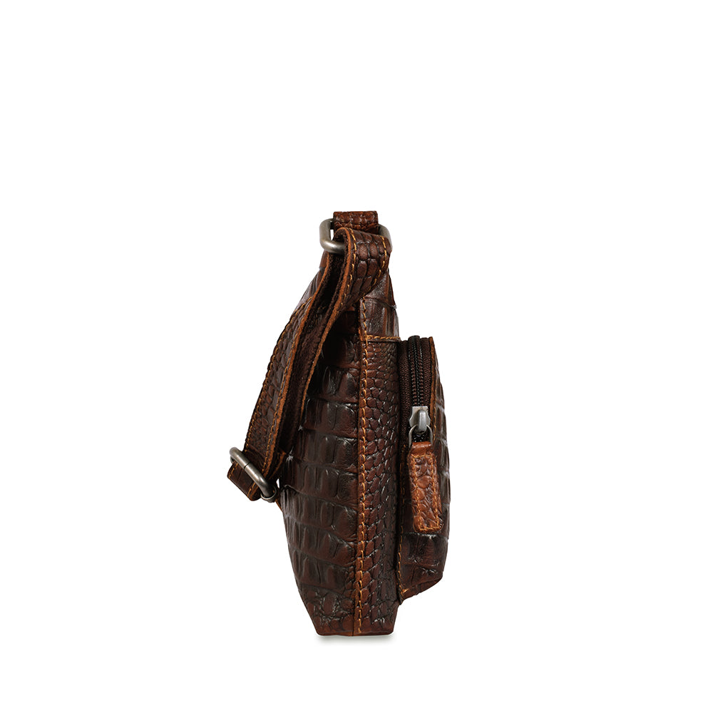 Hornback Croco Mini City Crossbody #HB810